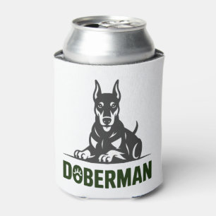 Porta-lata Vetor de Cachorro Doberman 2 Cores