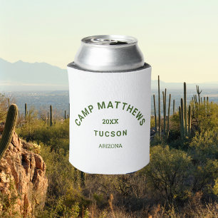 Porta-lata Viagem de Campanha da Família Forest Green Crest