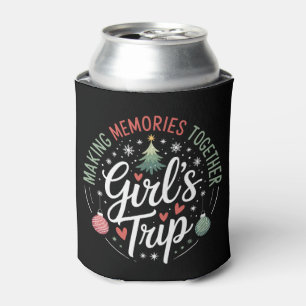 Porta-lata Viagem de Meninas de Natal Fazendo Memórias Juntas