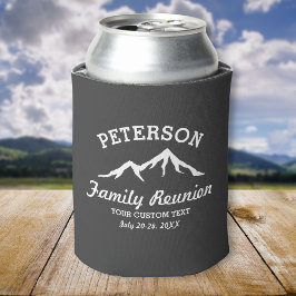 Porta-lata Viagem De Reunião Da Família Retro Nas Montanhas