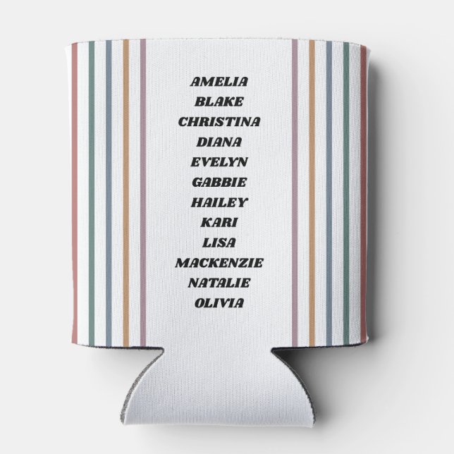 Porta-lata Viagem Personalizada de Raparigas O que acontece n (Traseira)