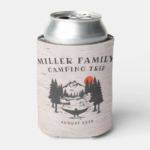 Porta-lata Viagem Personalizada para Camping de Reunião Fami