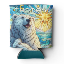 Vidro Escondido Do Urso Polar Personalizado