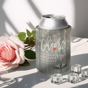 Porta-lata Vidros de Champagne de Casamento Leve de Corda de 