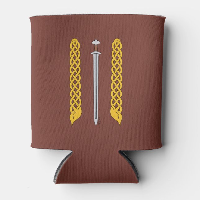 Porta-lata Viking Sword and Plaitwork (Frente)