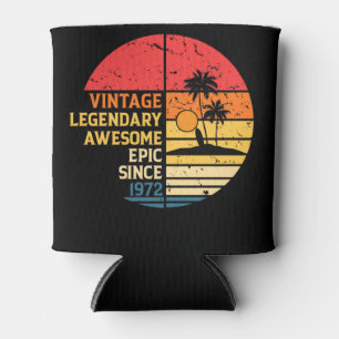 Porta-lata Vinatge Awmanutenção Birthday 1972