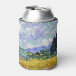 Porta-lata Vincent Van Gogh - Campo de Trigo com Ciprestes