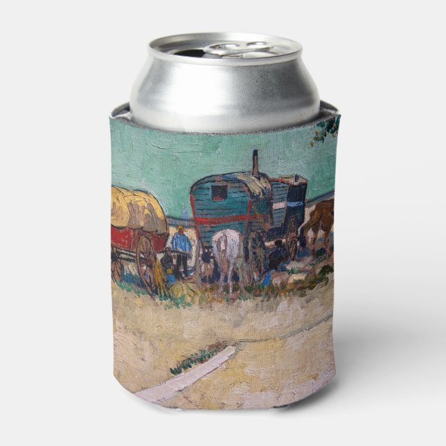 Porta-lata Vincent Van Gogh - Caravanas, Campo de Ciganos per (Can Front)