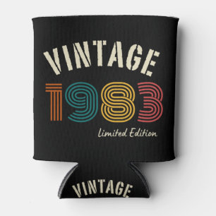 Porta-lata Vintage 1983 41rua Aniversário