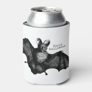 Porta-lata Vintage Bat Halloween, um festival assustador
