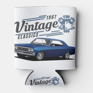 Porta-lata Vintage Blue Chevelle