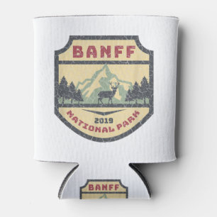 Porta-lata Vintage canadense Banff National Park Souvenir Cam