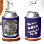 Porta-lata Vintage Custom 30 40th 50th 60th Birthday Crew<br><div class="desc">Vintage Custom 30 40th 50th 60th Birthday Crew Can Cooler</div>
