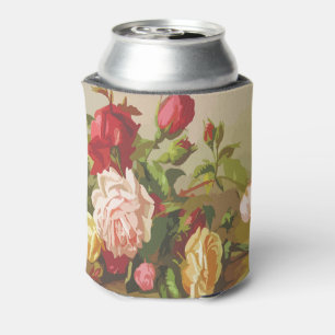 Porta-lata Vintage Floral Can Cooler
