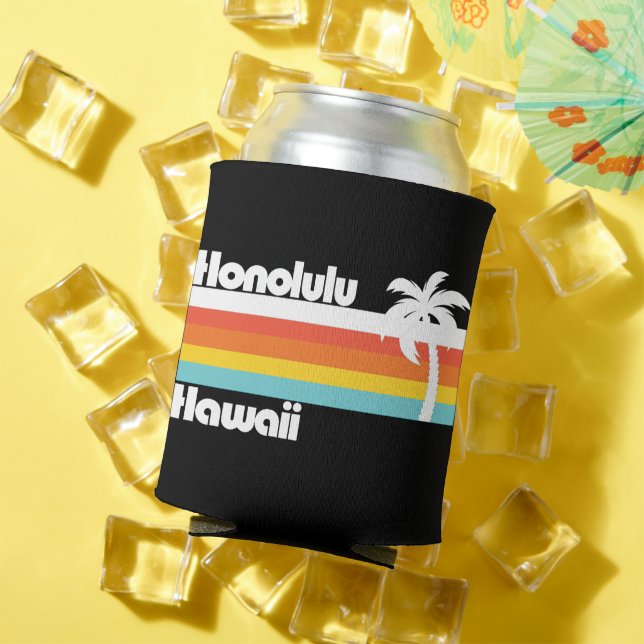 Porta-lata Vintage Honolulu Hawaii (Verão in situ)