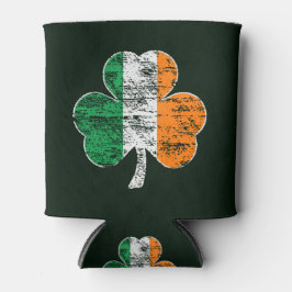 Porta-lata Vintage Ireland Flag Shamrock