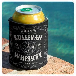 Porta-lata Vintage Liquor ADD NAME Old Grim Reaper Whiskey