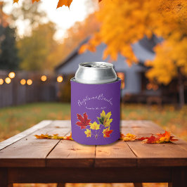 Porta-lata Vintage Maple Folha em casamento