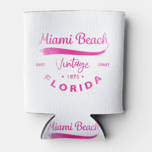 Porta-lata Vintage Miami-Beach, Flórida, Costa Leste