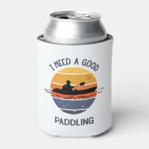 Porta-lata Vintage Preciso De Um Bom Paddling Kayaking Kayake
