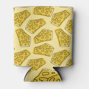 Porta-lata Vintage Queijo Amarelo Fundo Invisível