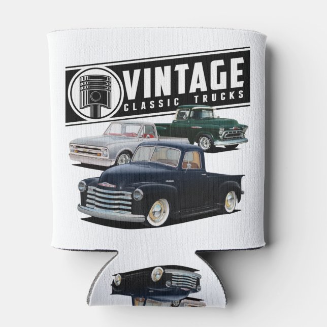 Porta-lata Vintage Retro Trucks (Traseira)