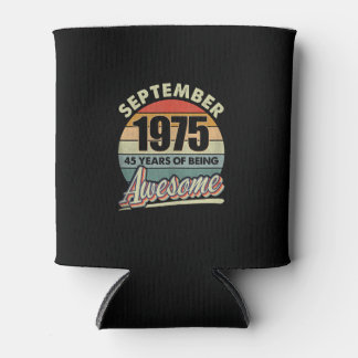 Porta-lata Vintage setembro 1975 46º Aniversário