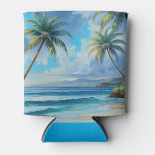 Porta-lata Vintage Style Havaiano Viagem Aloha Do Havaí