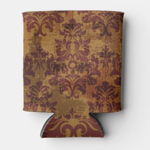 Porta-lata Vintage, textura rococó barroca.