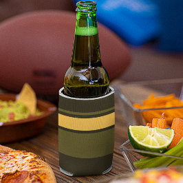 Porta-lata Vintage Yellow and Green Stripes