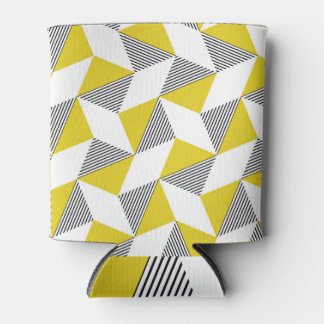 Porta-lata Vintagem Geométrica: Triângulos e Rhombus