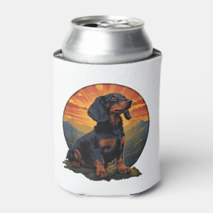 Porta-lata Vintagem retrógrada do amante de animais de estima