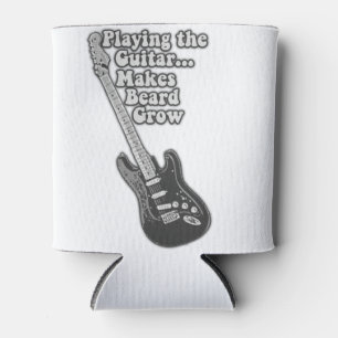 Porta-lata Violão preto e branco da Vintage para guitarristas