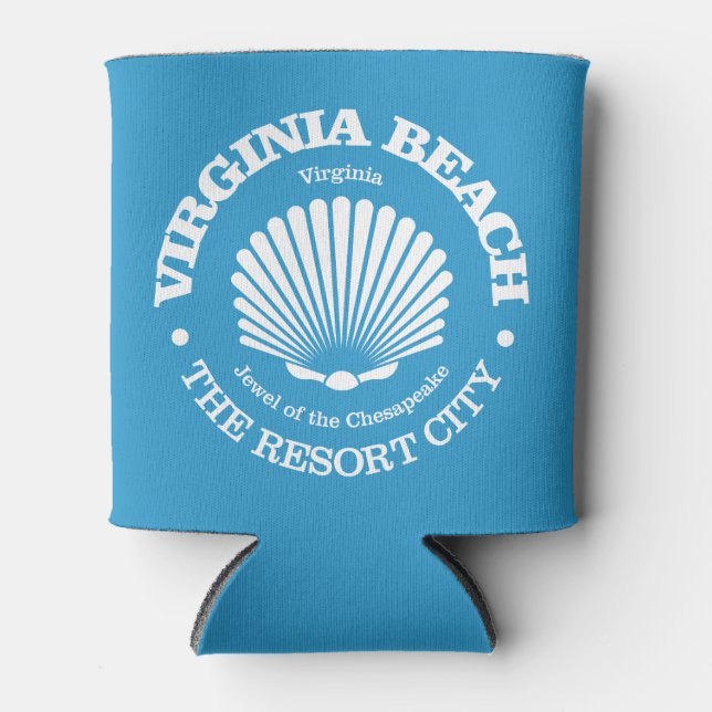 Porta-lata Virginia Beach (concha) (Frente)
