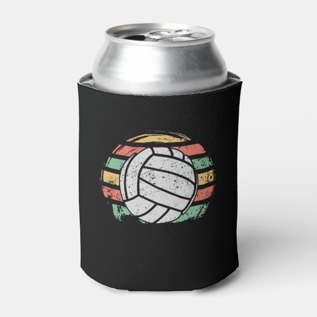 Porta-lata Voleibol de Retro Vintage (Can Front)