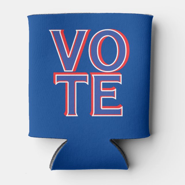 Porta-lata Votar Campanha Política Merchandise (Frente)