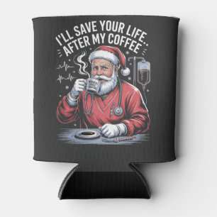 Porta-lata Vou Salvar Sua Vida Depois Do Meu Café De Natal