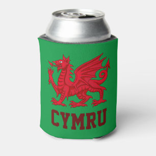Porta-lata Wales Red Dragon (Y Ddraig Goch)