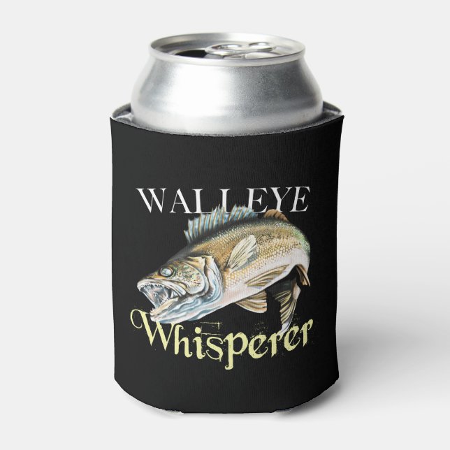 Porta-lata Walleye Whisperer Dark (Can Front)