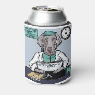 Porta-lata Weimaraner