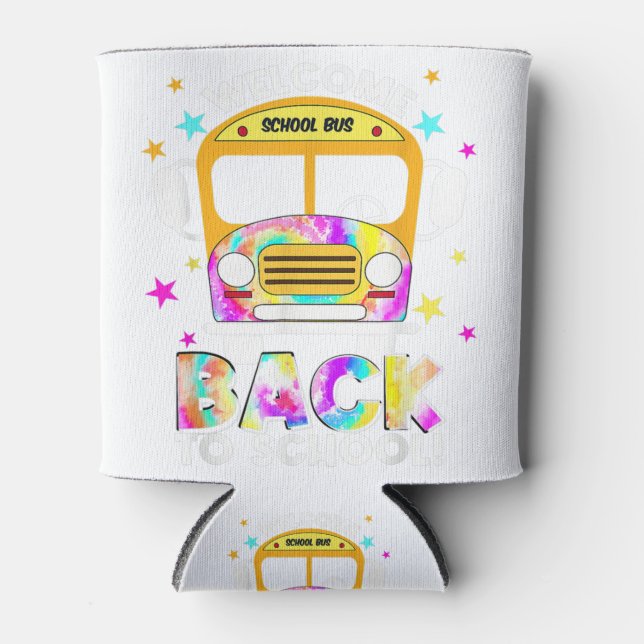 Porta-lata Welcome Back To SchooL for Bus Drivers Transportat (Frente)