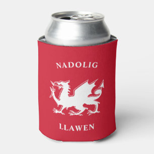 Porta-lata Welsh Felry Natal Simples Celta Nadolig Llawen