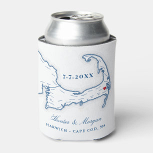 Porta-lata Wequassett Resort Cape Cod Wedding Favor
