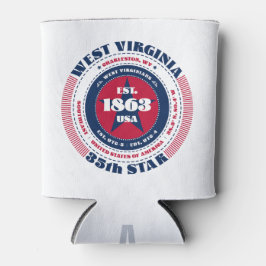 Porta-lata West Virginia State Pride Monographic Cooler