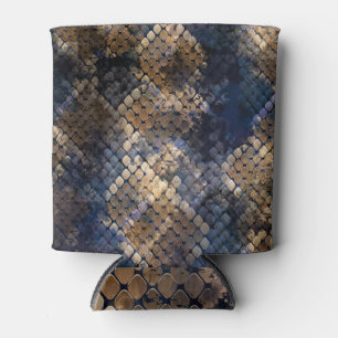 Porta-lata Wild Snakeskin Watercolor Design
