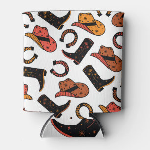 Porta-lata Wild West Seamless.