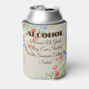 Porta-lata Wildflower Wedding Huggie