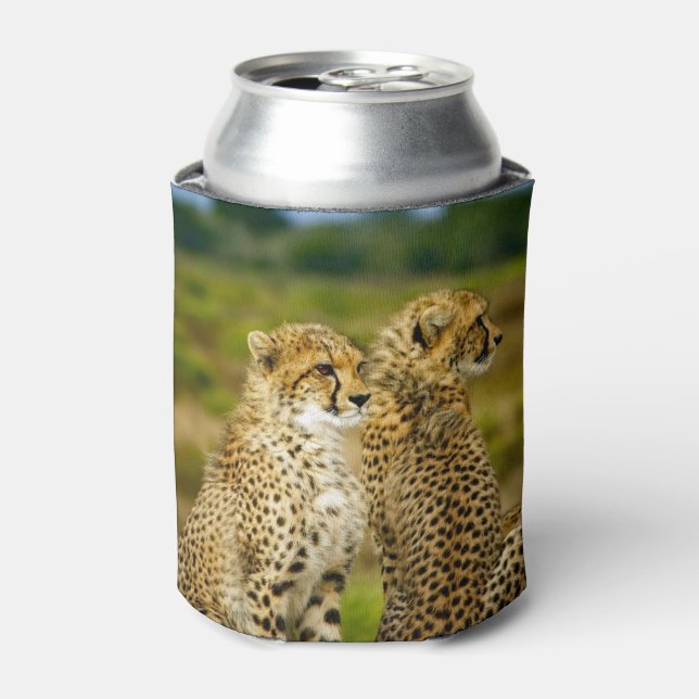 Porta-lata Wildlife Cheetah Photo (Can Front)