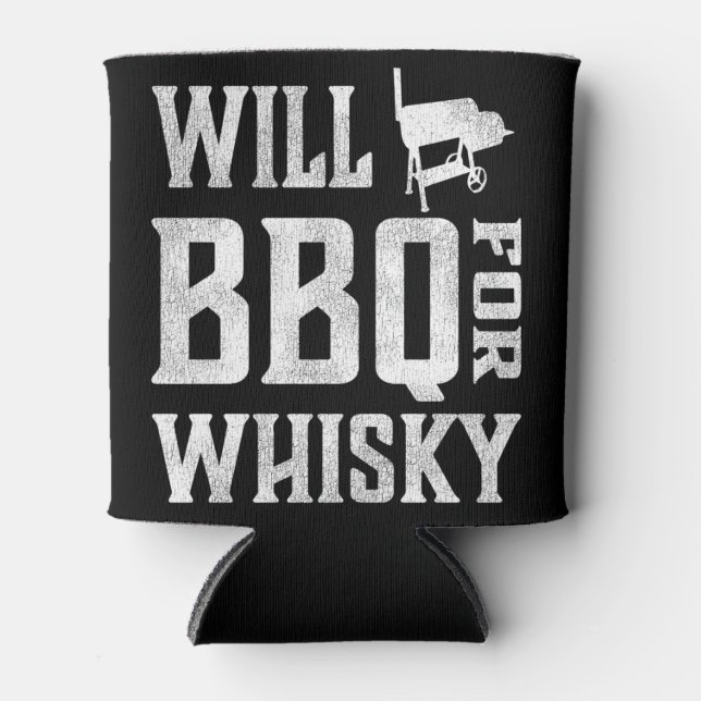 Porta-lata Will CHURRASCO para Whisky - Offset Grillmaster en (Frente)