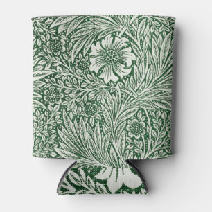 Porta-lata william morris marigold verde floral flor